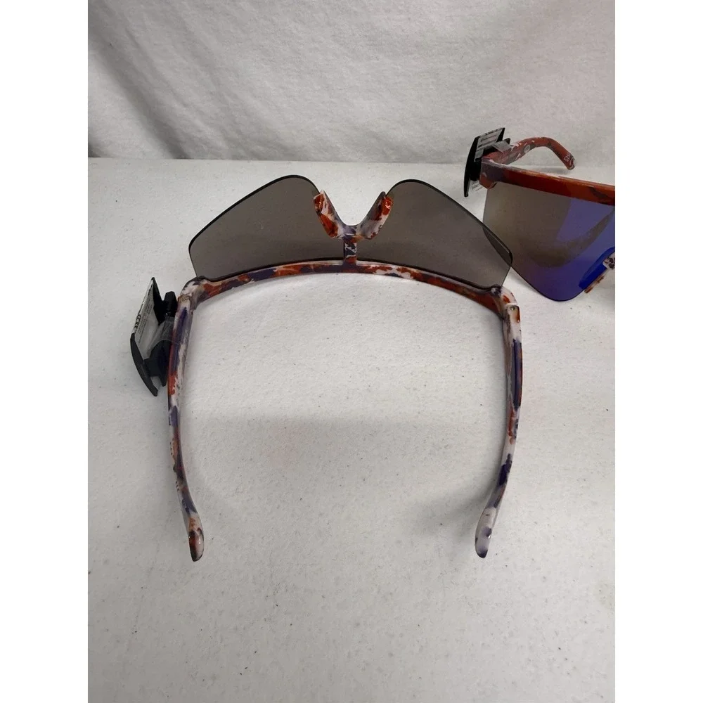 2 Pair Foster Grant Caliblue Plastic Shield Sunglasses Multicolor New